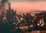 Francois-Auguste Biard The Slave Trade. oil painting